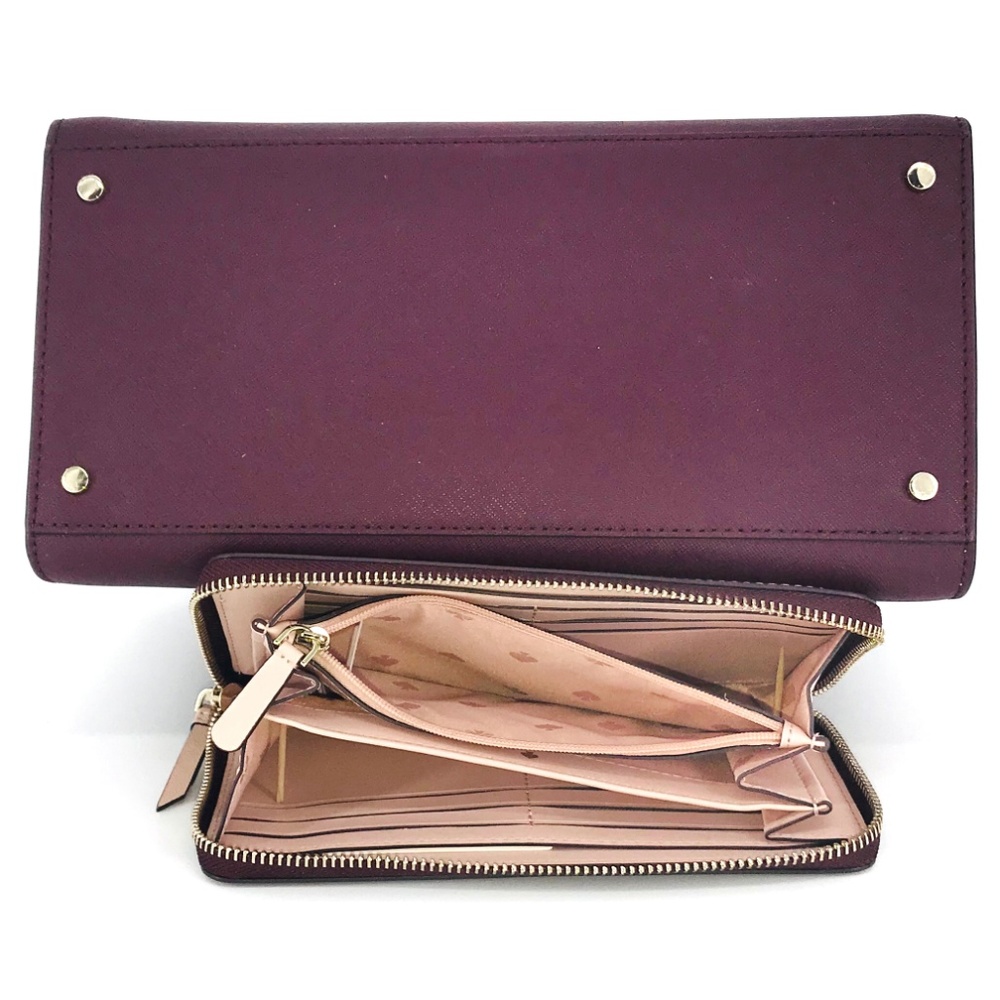 2PCS Kate Spade Medium Cameron Satchel Wallet Set - Picture 5 of 8